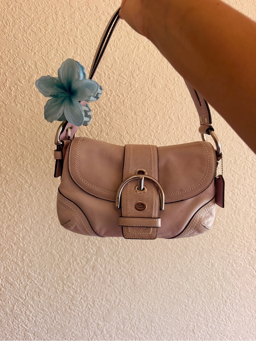 Coach mini soho lavender taupe